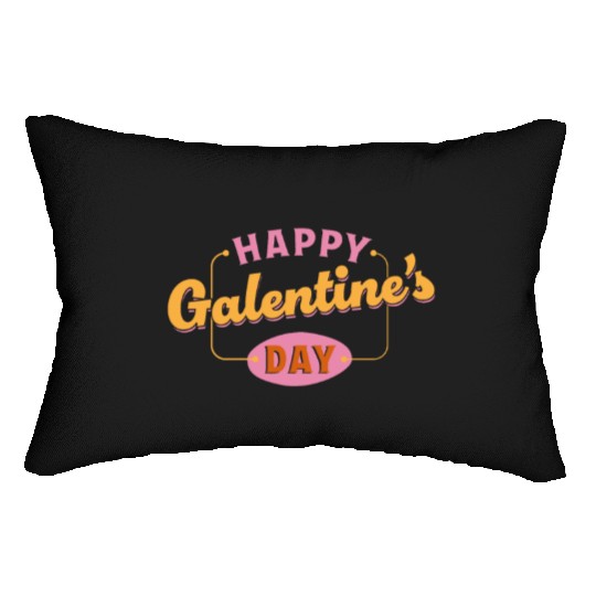 Be My Galentine. Galentine's Day Lumbar Pillows