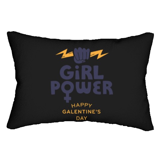 Be My Galentine. Galentine's Day Lumbar Pillows