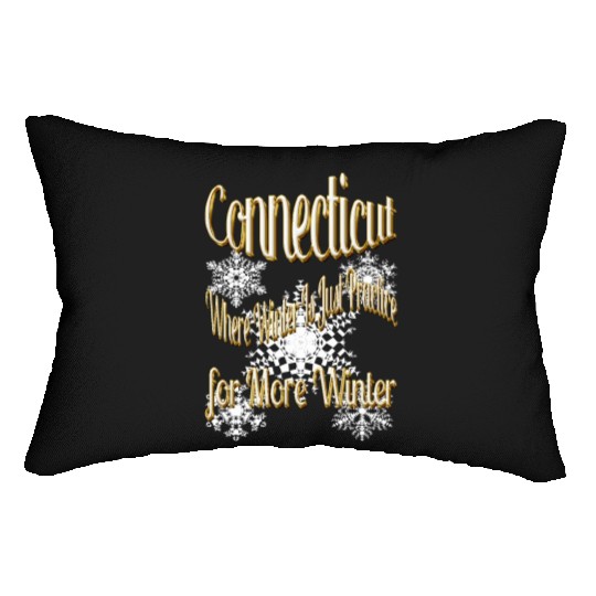 Connecticut winter Lumbar Pillows