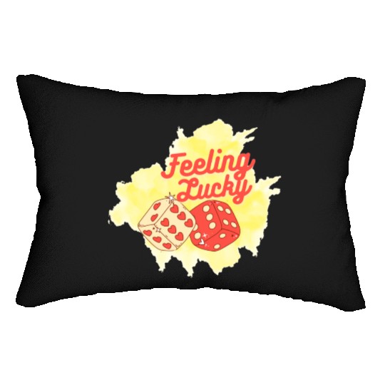 Feeling lucky Lumbar Pillows