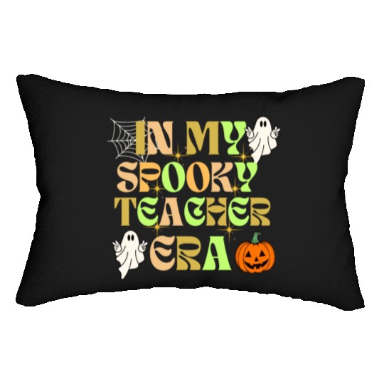 In My Spooky Teacher Era Teacher Halloween Lumbar Pillows