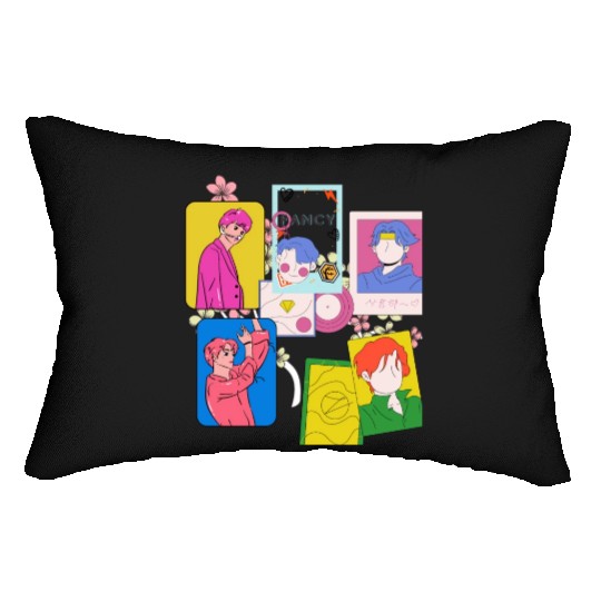 Army KPop Fancy and Love Fans Lumbar Pillows
