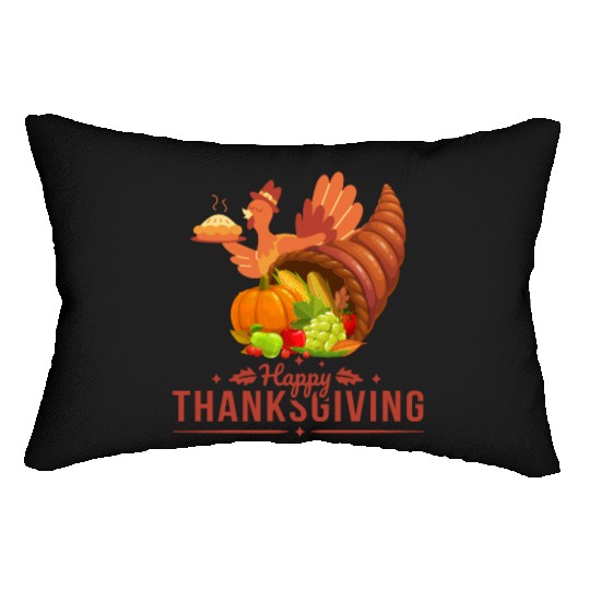 Happy Thanksgiving Lumbar Pillows
