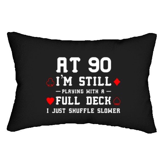90th Birthday Gift 90 Year Old Cards Lumbar Pillows