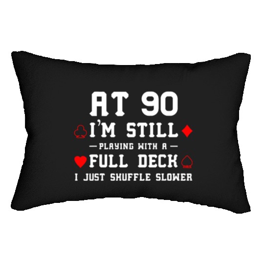 90th Birthday Gift 90 Year Old Cards Lumbar Pillows