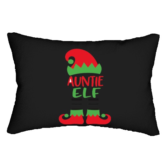 auntie elf Lumbar Pillows