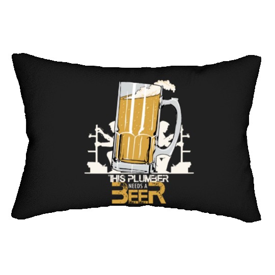I LOVE BEER Lumbar Pillows
