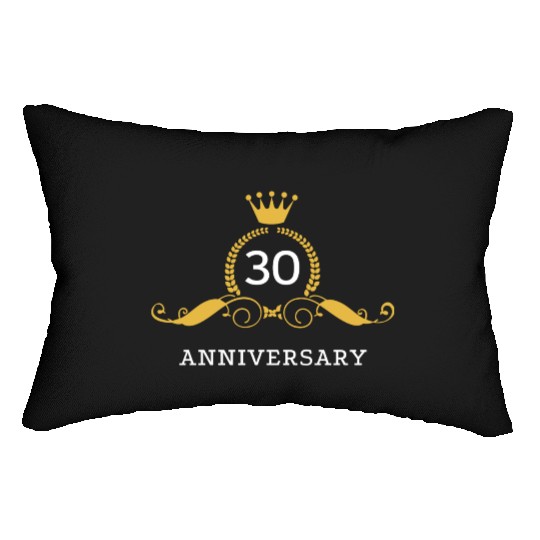 30 Year Married / 30th Wedding Anniversary Lumbar Pillows