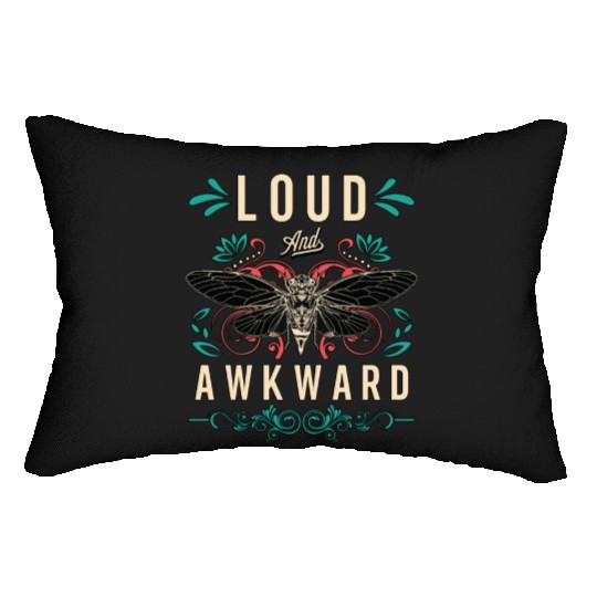 Cicadas Loud And Awkward Loves Periodical Cicada Lumbar Pillows