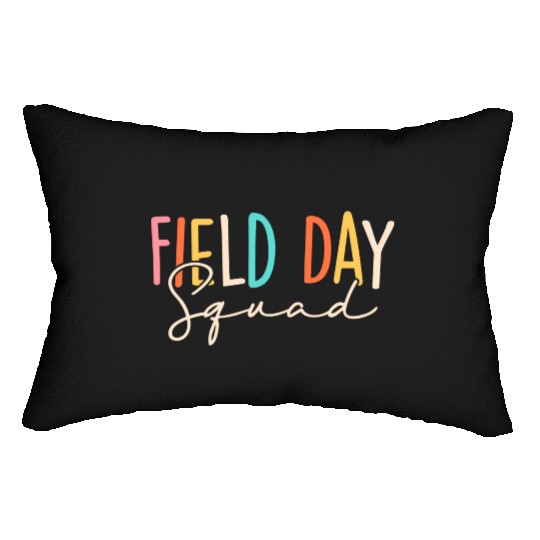 Field Day Squad Cool Student Teacher Last Day Of Lumbar Pillows