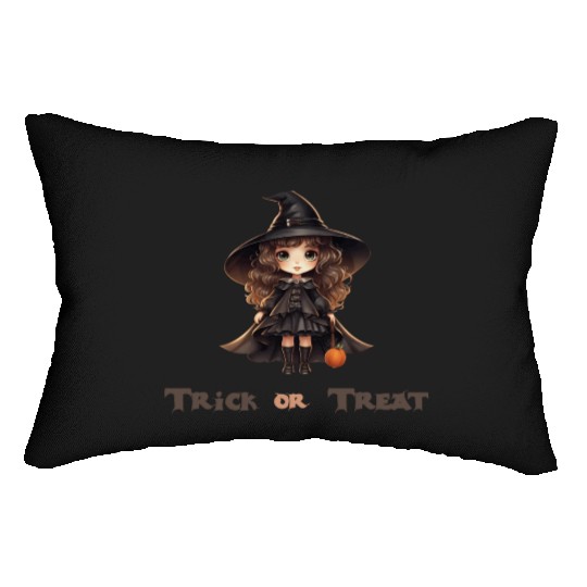 Halloween- trick or treat Lumbar Pillows