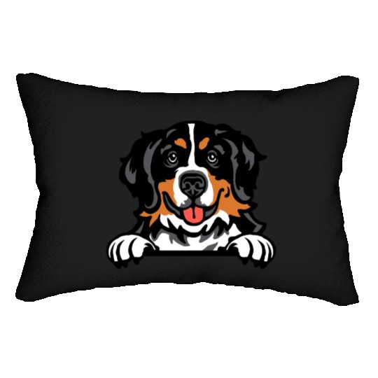 Bernese Mountain Dog Lumbar Pillows