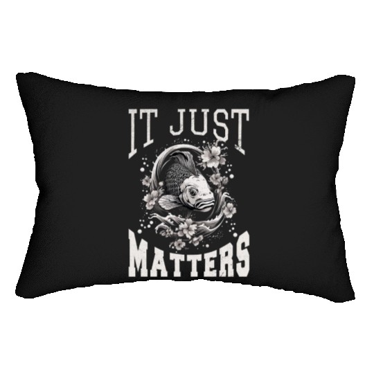 Koi Fish Koi Carp Japanese Koi Garden-Pond funny Lumbar Pillows