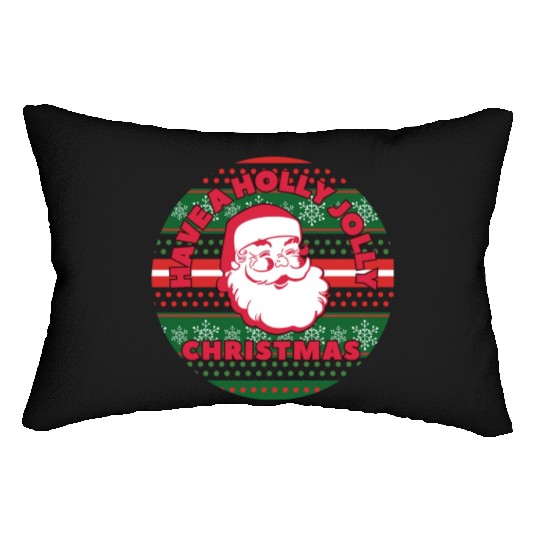 Have a Holly Jolly Christmas Lumbar Pillows