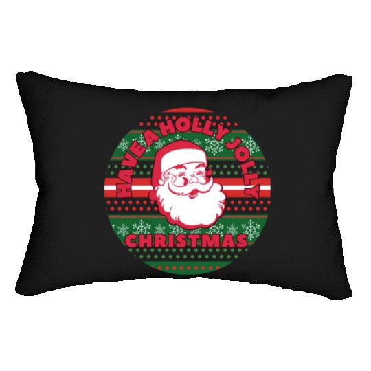 Have a Holly Jolly Christmas Lumbar Pillows