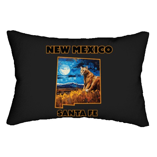 New Mexico - Cougar Lumbar Pillows