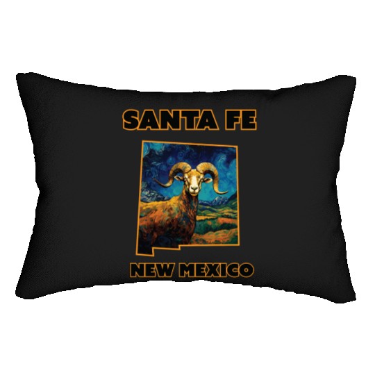 New Mexico - Big Horn Sheep Lumbar Pillows