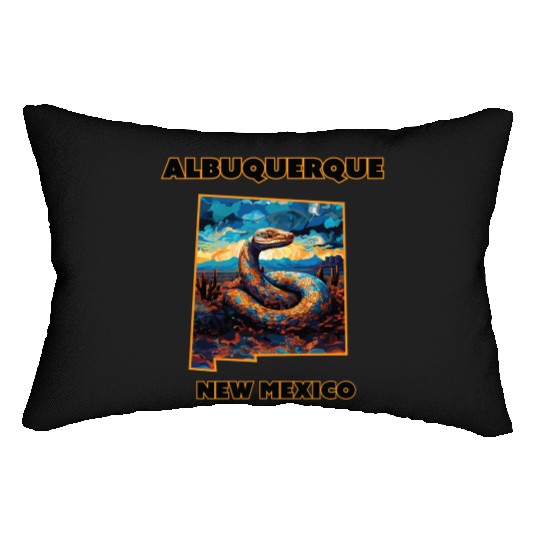 New Mexico - Rattlesnake Lumbar Pillows