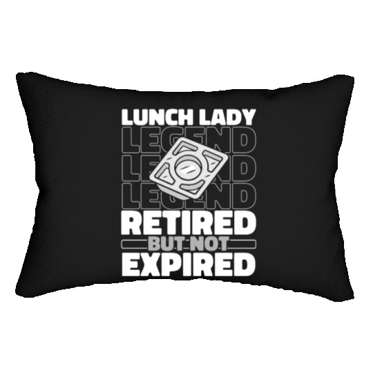 Lunch Lady Retired Lumbar Pillows