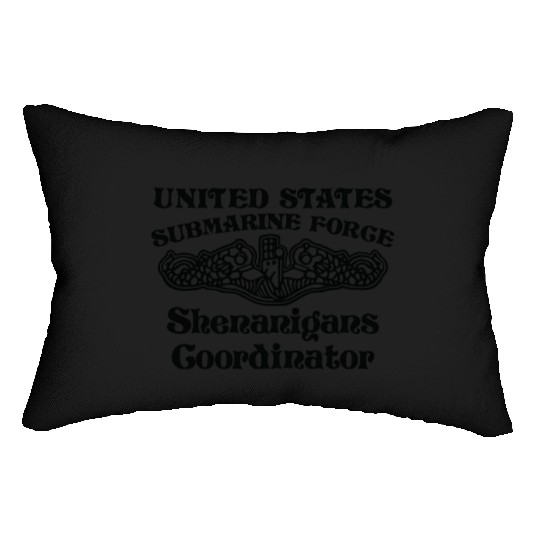 Us Submarine Force Shenanigans Coordinator Lumbar Pillows