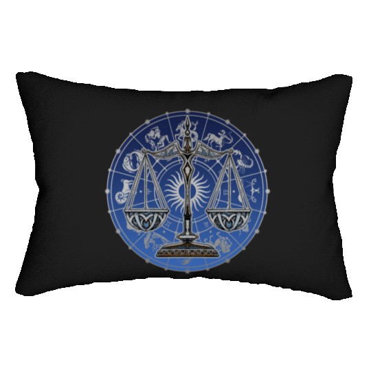 Libra Zodiac star sign horoscope Astrology Lumbar Pillows