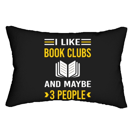 3 People Book Club Read Reader Reading Books Lumbar Pillows