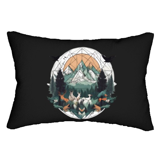 Geoforest Tapestry Lumbar Pillows