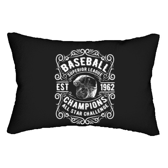 Baseball champions all star challence Lumbar Pillows