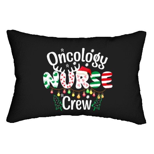 One merry Oncology Nurse Christmas Lumbar Pillows