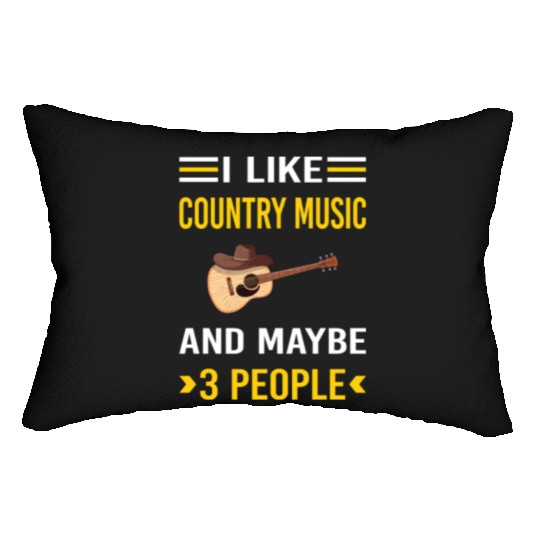 3 People Country Music Lumbar Pillows