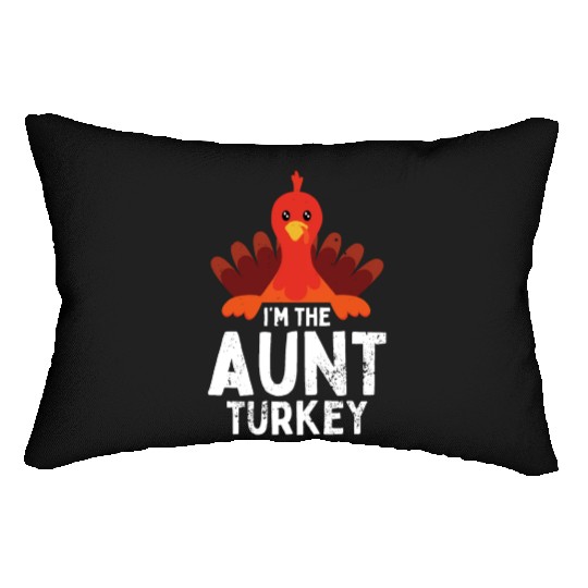 I'm the Aunt Turkey Lumbar Pillows