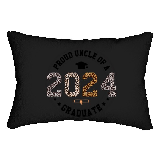 Proud Uncle Of A 2024 Graduate Lumbar Pillows