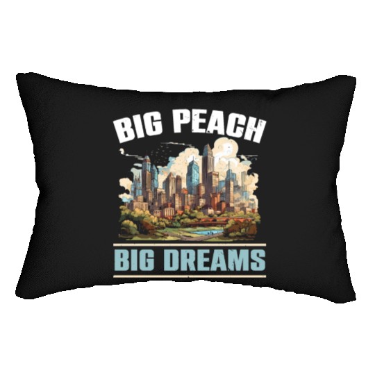 Atlanta City Georgia USA America United States Lumbar Pillows