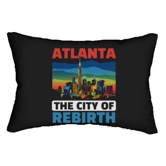 Atlanta City Georgia USA America United States Lumbar Pillows