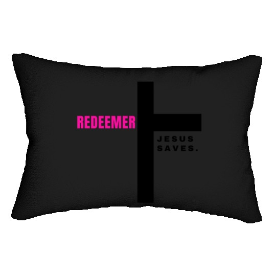 JESUS SAVES Collection Lumbar Pillows