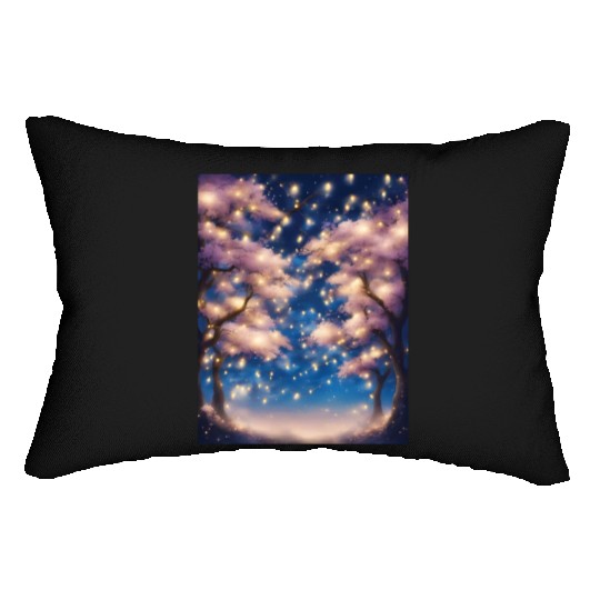 Cherry Blossom Tree Party Lumbar Pillows