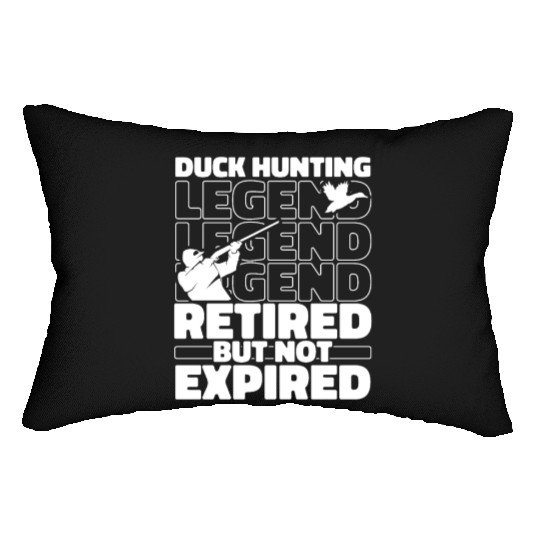 Duck Hunting Retired Lumbar Pillows
