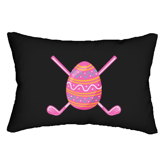 Easter Outfits Golf Lover Women Girls Bunny Cute Lumbar Pillows