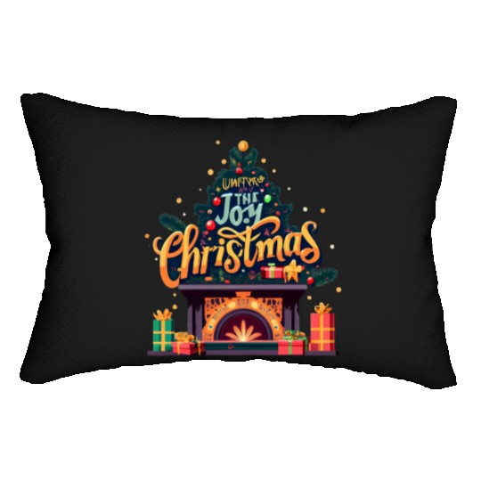 The Joy Christmas Lumbar Pillows