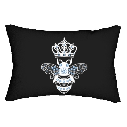 Queen Bee Crown Women Hive Beekeeping Bee Women Lumbar Pillows
