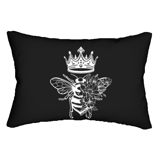 Queen Bee Crown Women Hive Beekeeping Bee Women Lumbar Pillows