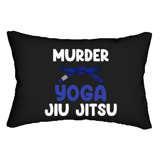 Murder Yoga Jiu Jitsu Karate Boxing Muay Thai Lumbar Pillows