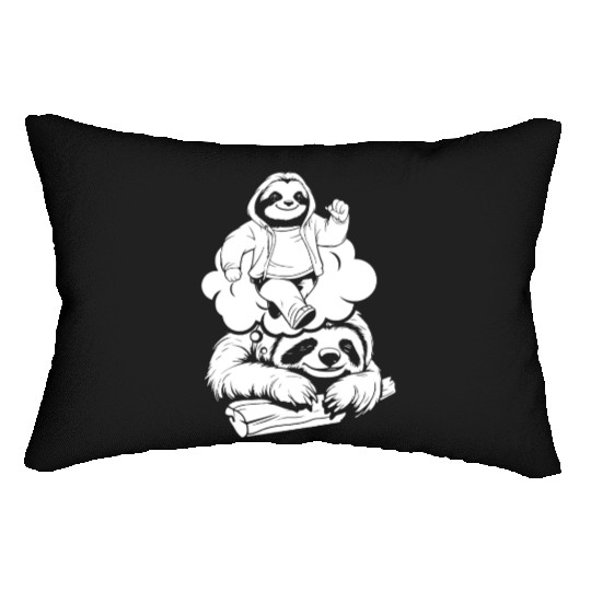 Sloth Funny Lumbar Pillows