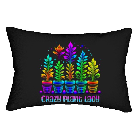 Crazy Plant Lady 2 Lumbar Pillows