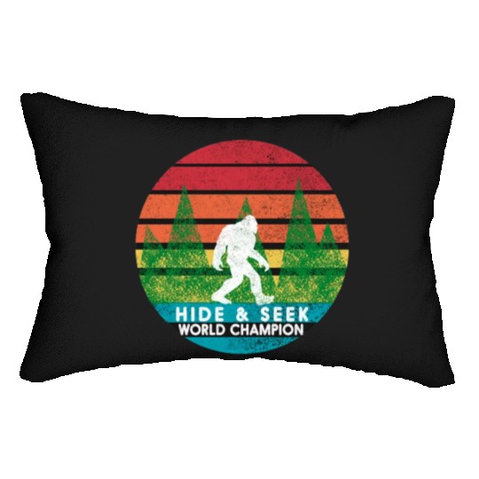Bigfoot Hide amp Seek World Champion Lumbar Pillows