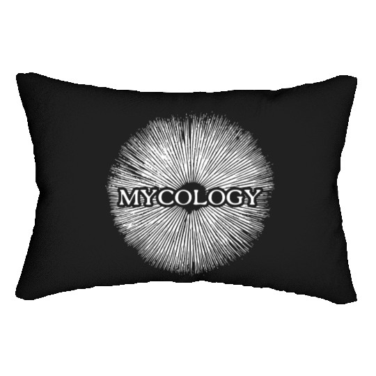 Mycology - The science of fungi (white) Lumbar Pillows
