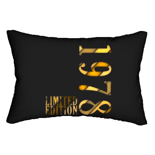 1978 vintage birthday year of birth 1978 gift Lumbar Pillows