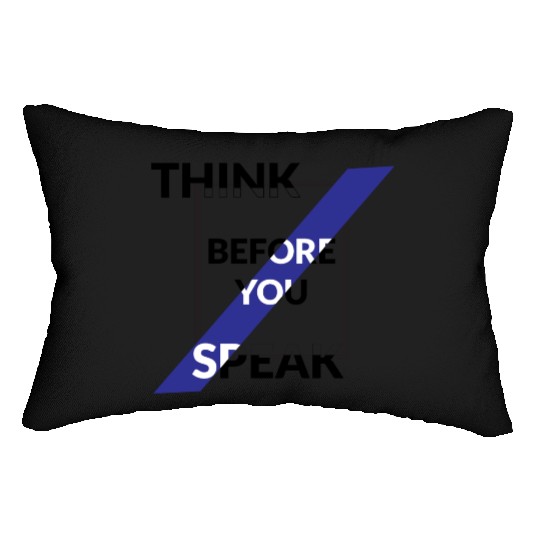Typography Lumbar Pillows design