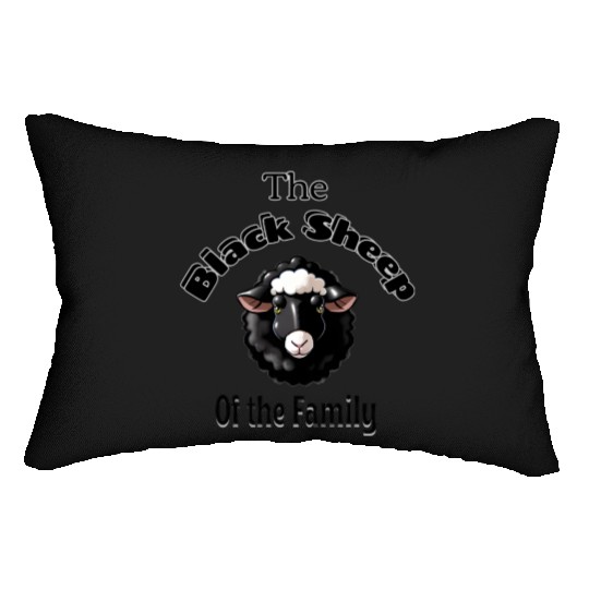 The Black Sheep of the Family Lumbar Pillows