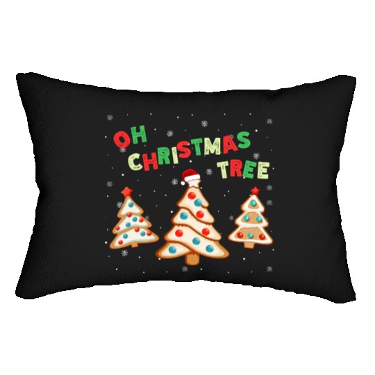 Oh Christmas Tree Cakes Lovers Debbie Becky Jen Lumbar Pillows